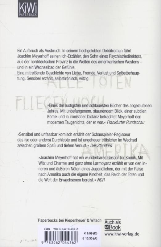 Rückansicht - Meyerhoff, J: Alle Toten fliegen hoch