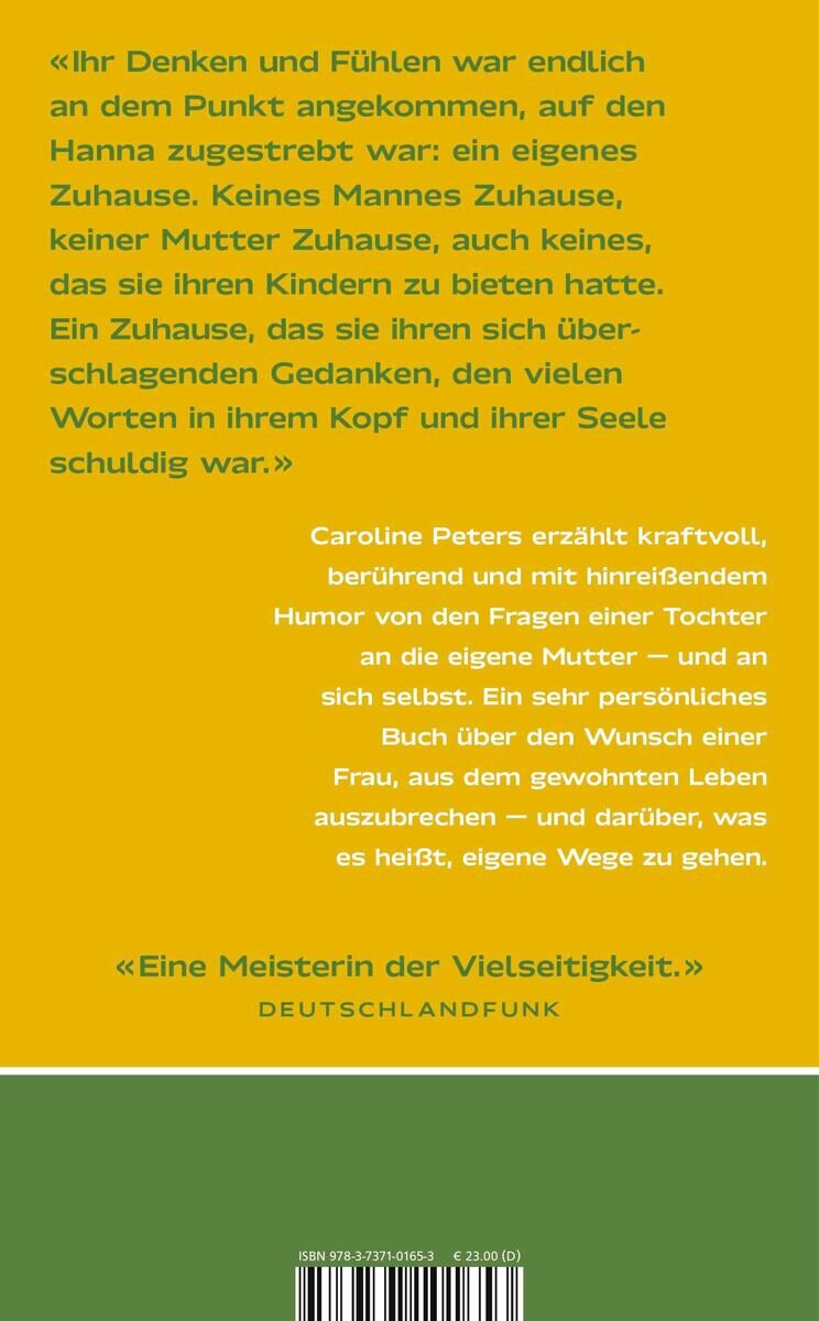 Rückansicht - Peters, C: Ein anderes Leben