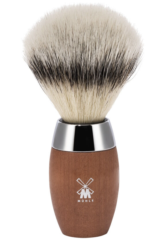 Hochwertiger Rasierset bestehend aus einem Rasierpinsel mit Silvertip Fibre Borsten und einem Rasierhobel, ideal für die traditionelle Nassrasur.