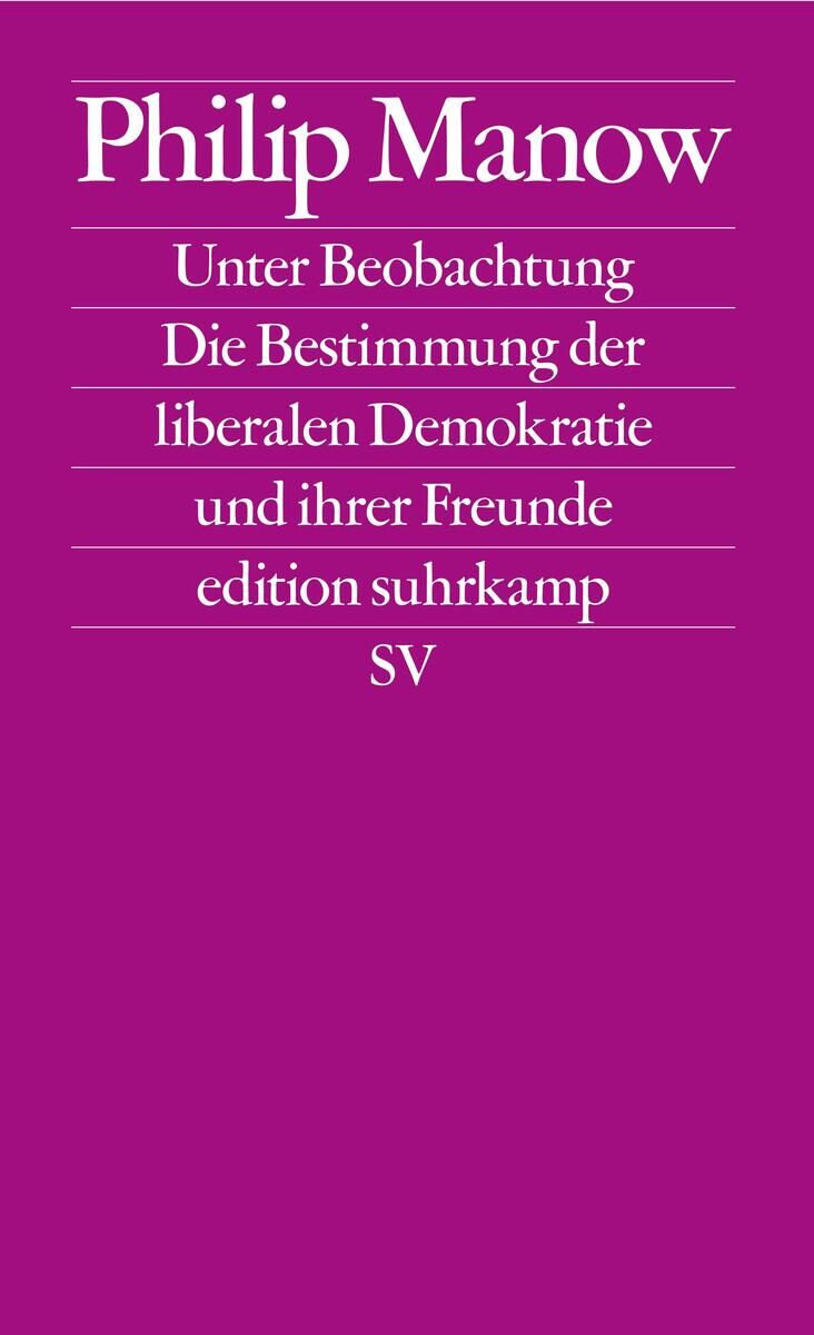 Cover Manow, P: Unter Beobachtung