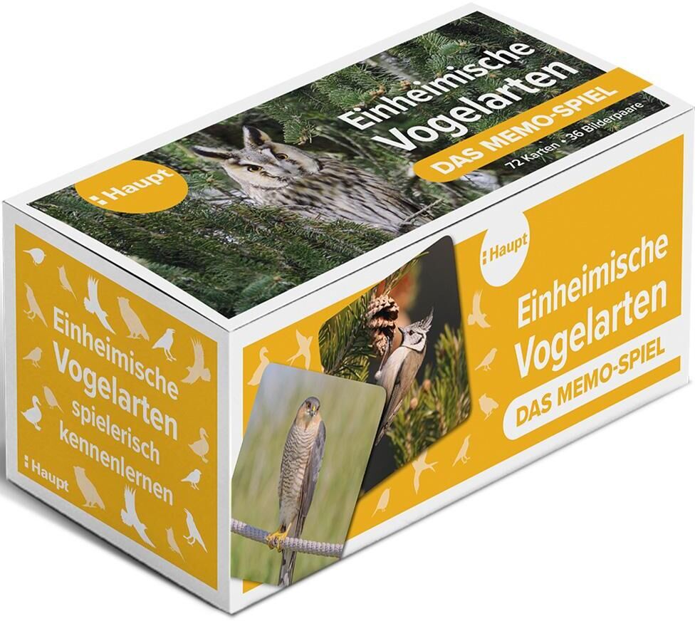 Rückansicht - Memo-Spiel »Einheimische Vogelarten«