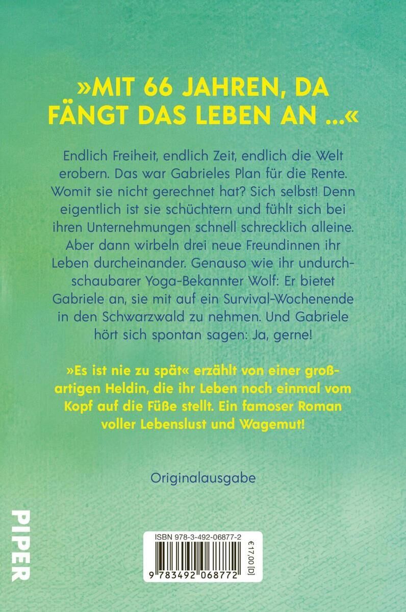 Rückansicht - Hauptmann, G: Es ist nie zu spät
