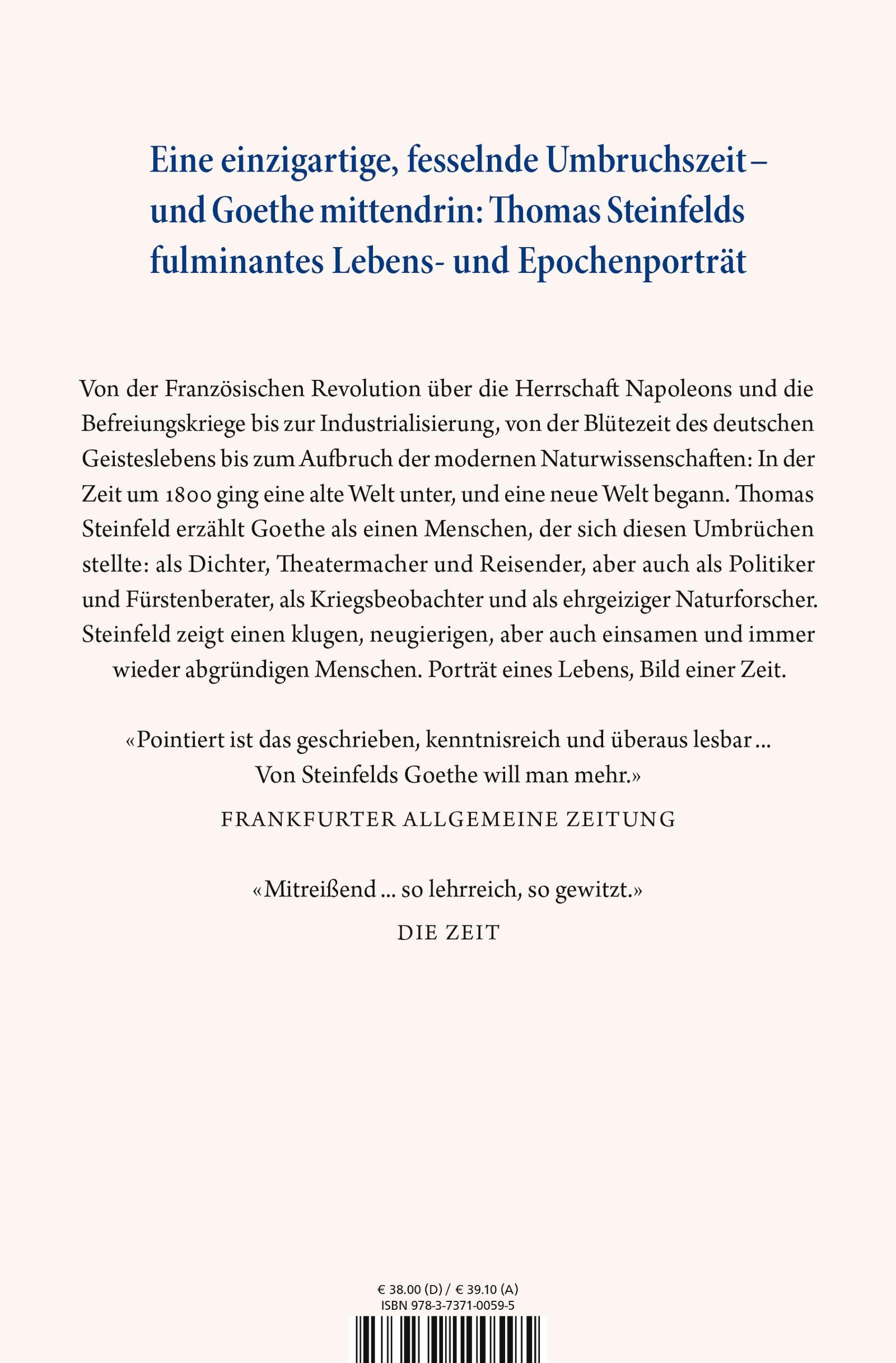 Rückansicht - Steinfeld, T: Goethe