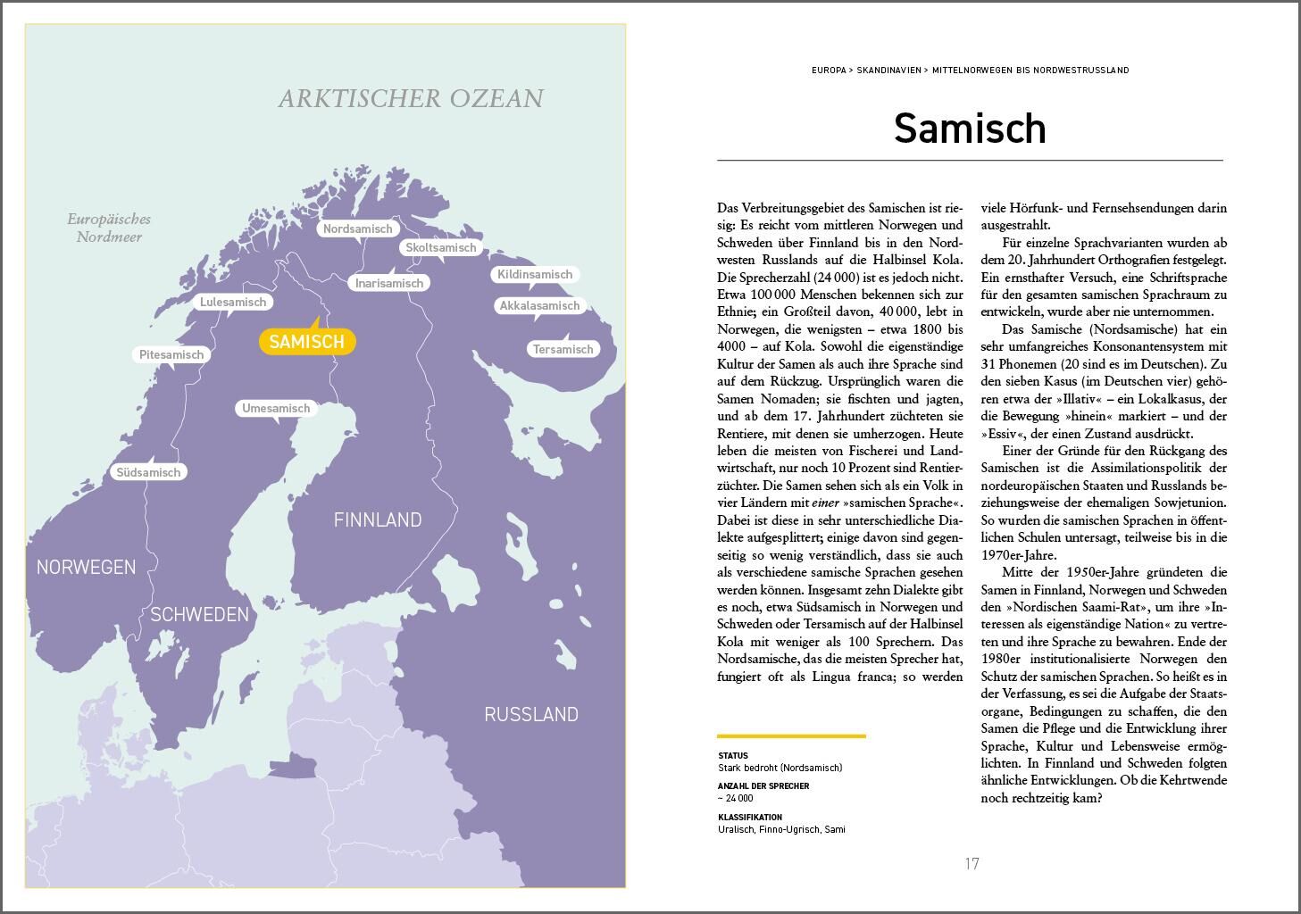 Innenansicht zu Schenk, A: Atlas der vom Aussterben bedrohten Sprachen