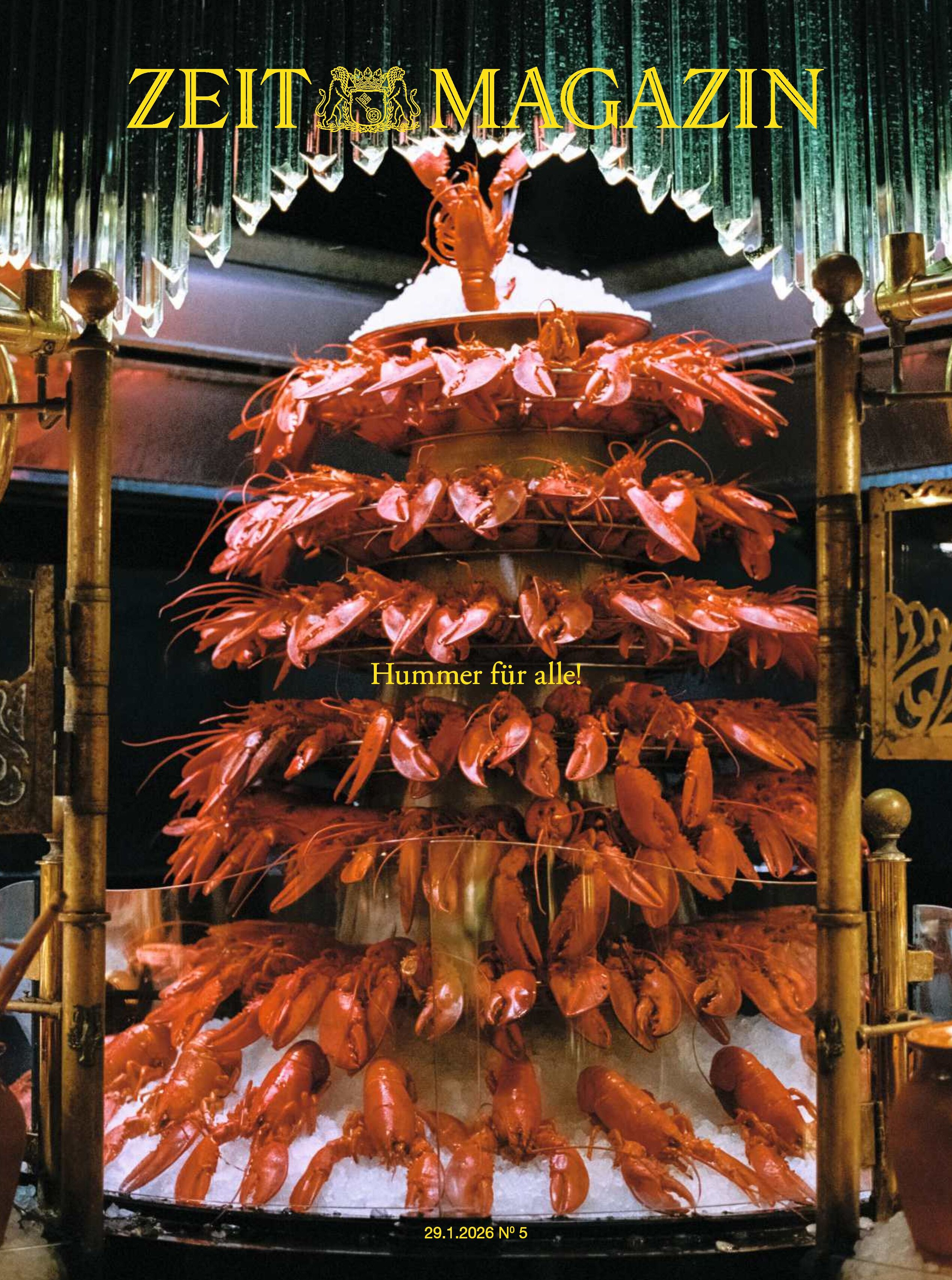 Das Titelblatt der Zeitschrift DIE ZEIT 05/2026 zeigt das bekannte Zeitungslayout mit dem großen Zeitungstitel 'DIE ZEIT' oben in schwarzer Serifenschrift, einen zeittypischen Themenschwerpunkt als farbig gestaltetes Titelbild, kleinere Überschriften, ein strukturiertes, klar gegliedertes Design.