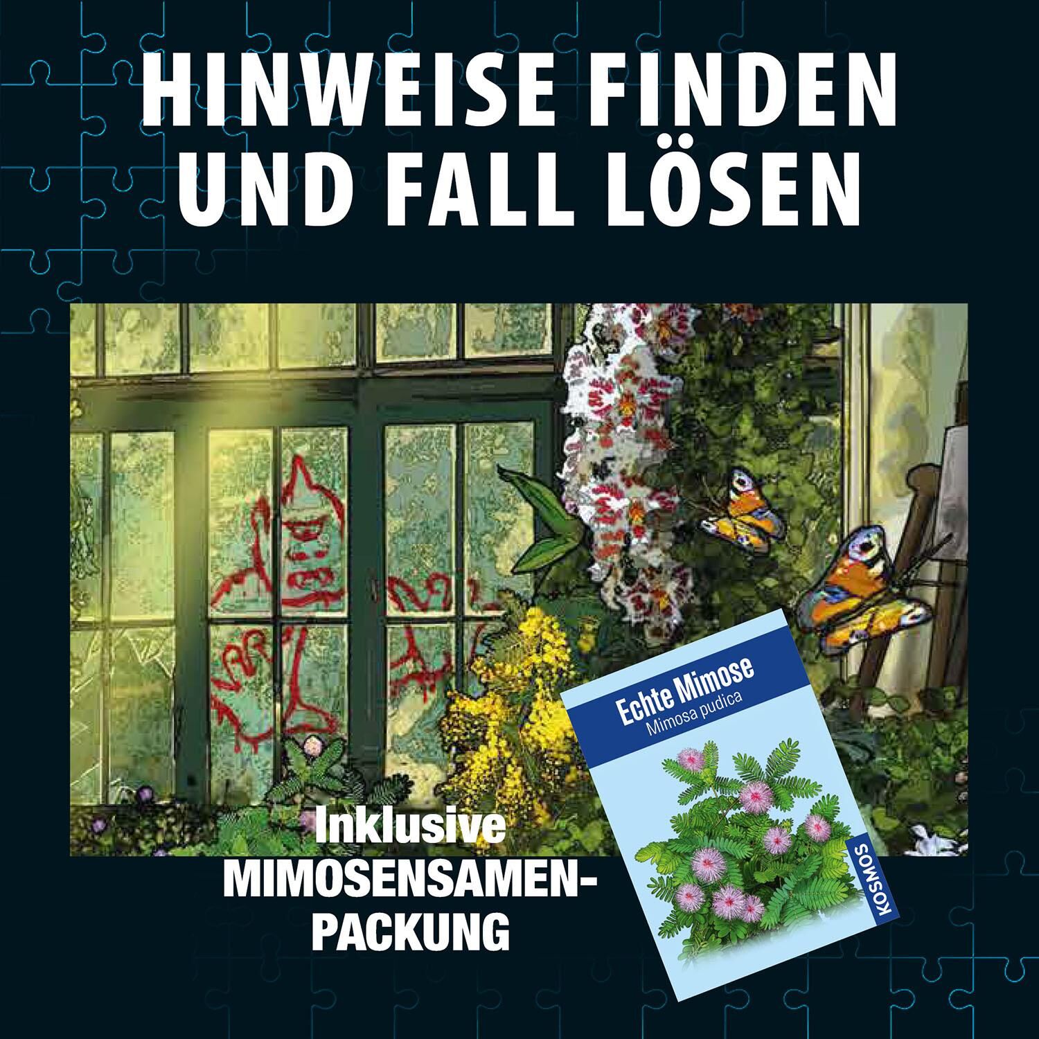 Innenansicht zu Krimi-Puzzle: Die drei ??? - Die Blüte des Verderbens