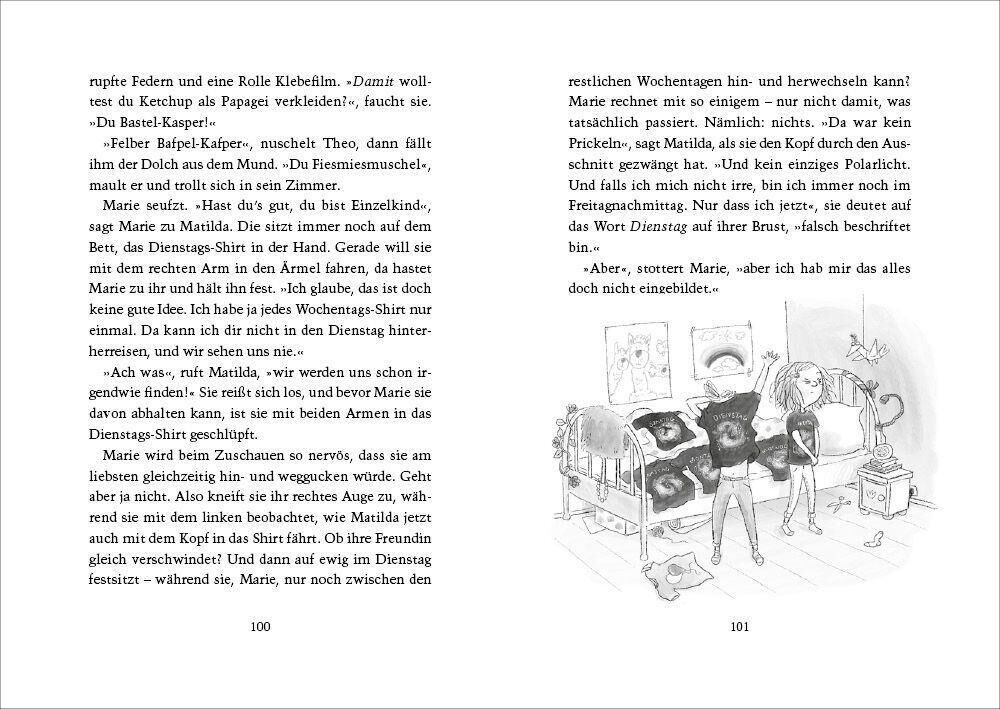 Innenansicht zu Michel, E: Marie und die Woche ohne Donnerstag