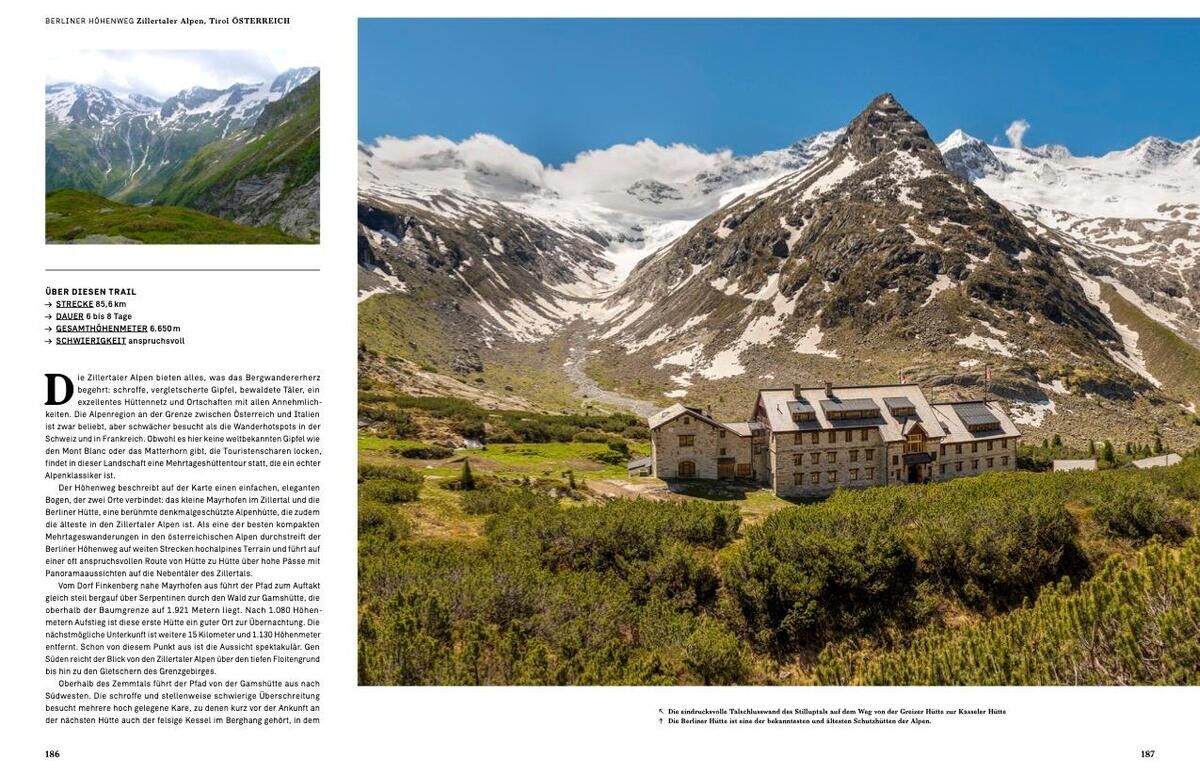 Innenansicht zu Wanderlust Alpen