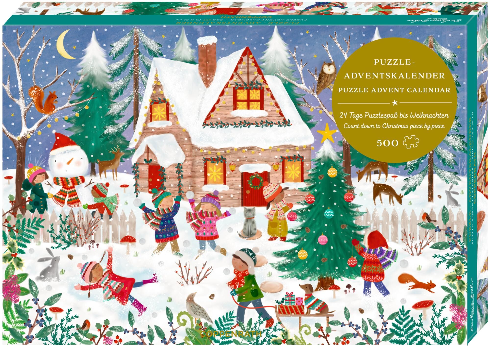 Cover Puzzle-Adventskalender - Fröhliche Winterzeit
