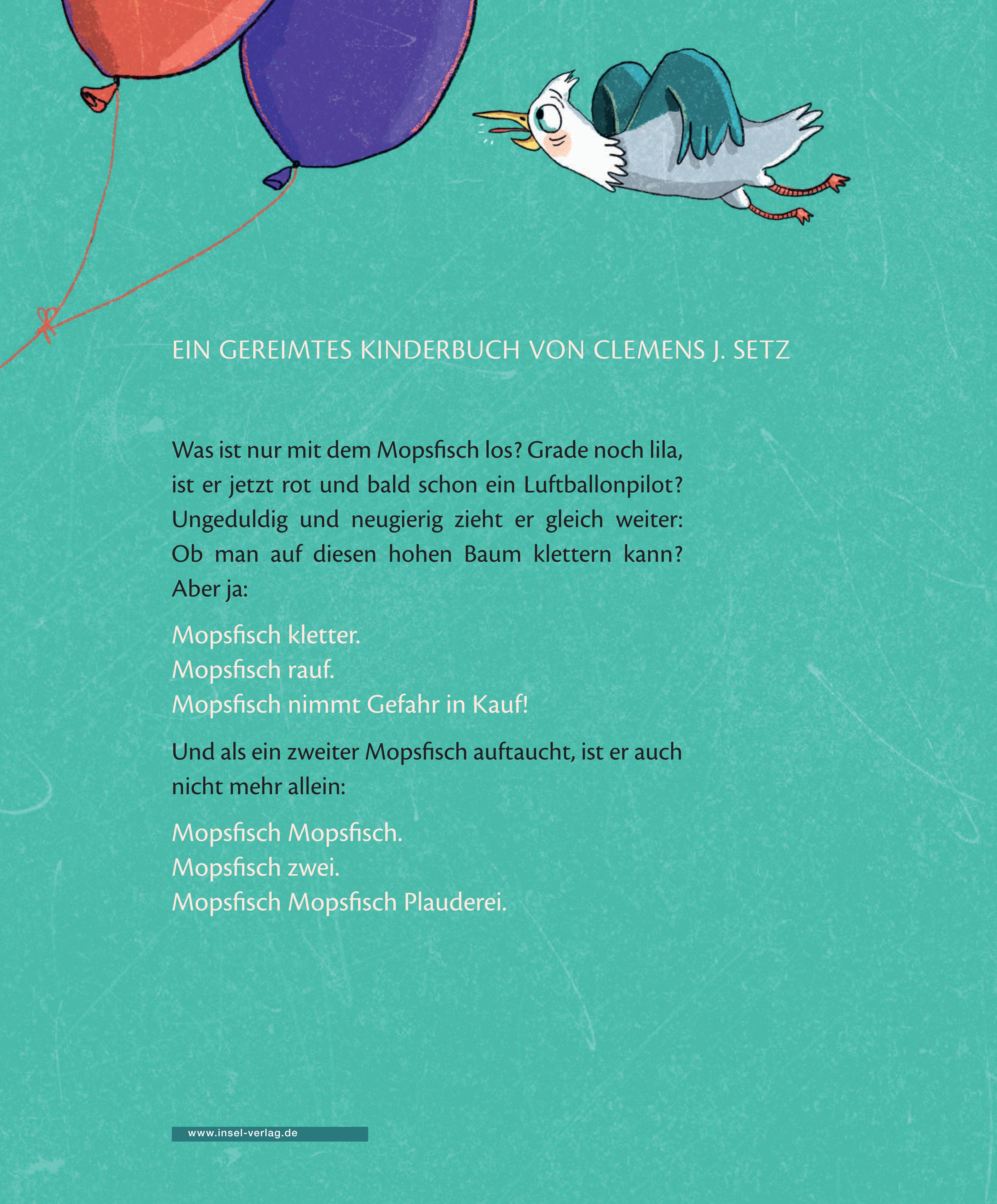 Rückansicht - Setz, C: Mopsfisch
