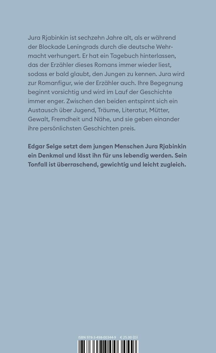 Rückansicht - Selge, E: Juras letzter Winter
