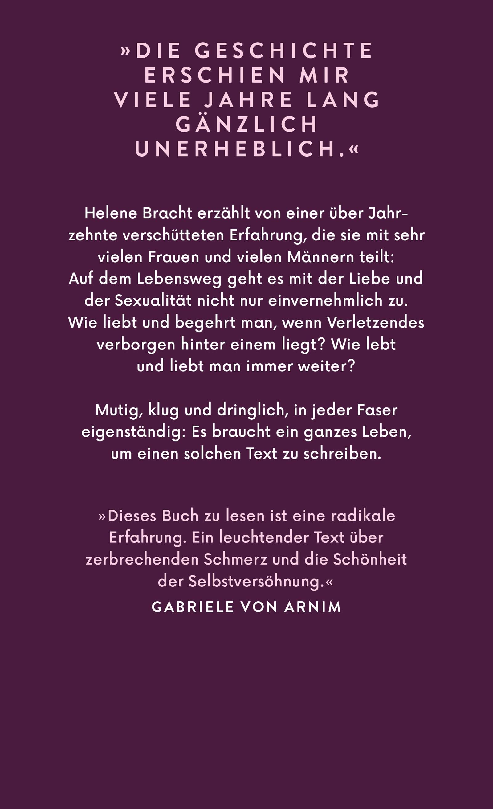 Innenansicht zu Bracht, H: Lieben danach