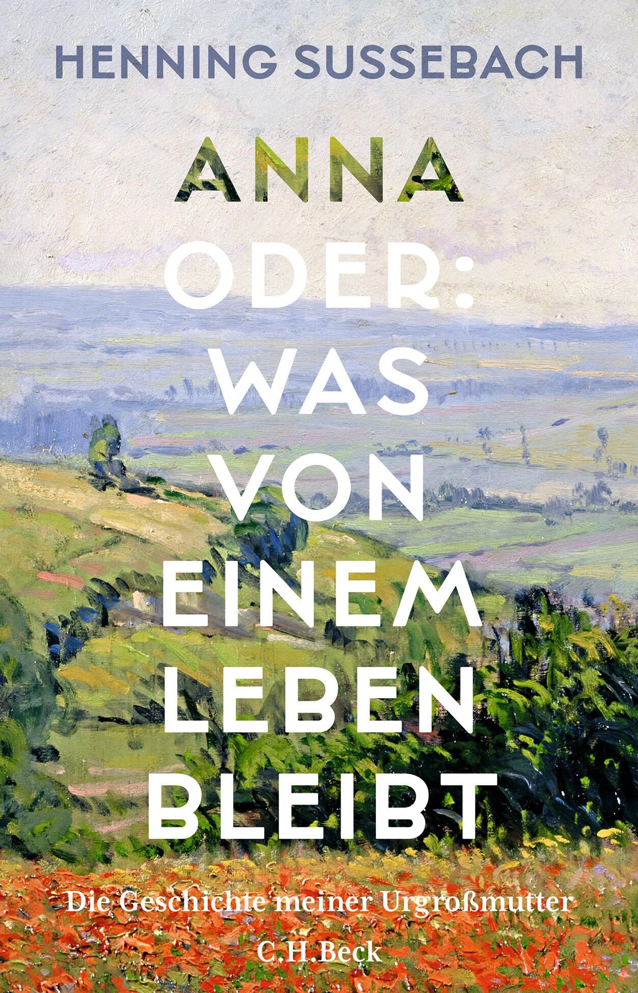 Cover Sußebach, H: Anna oder: Was von einem Leben bleibt