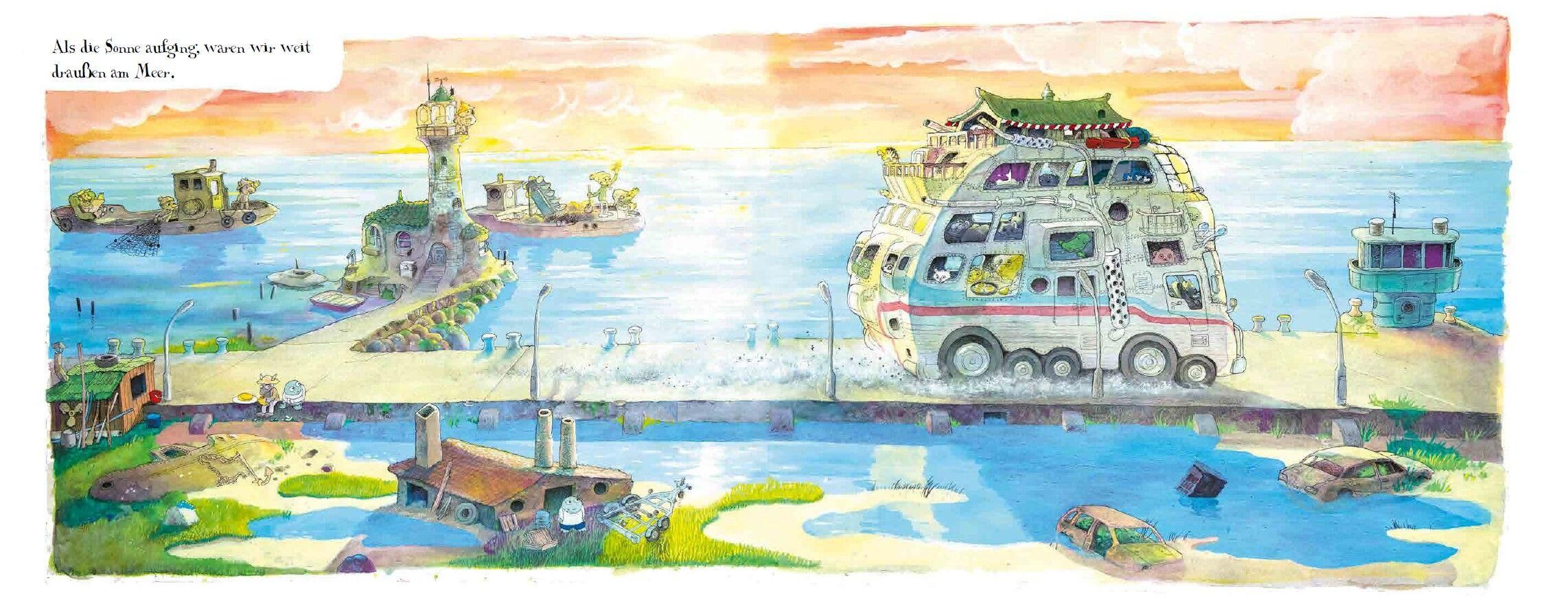 Innenansicht zu Strid, J: Der fantastische Bus