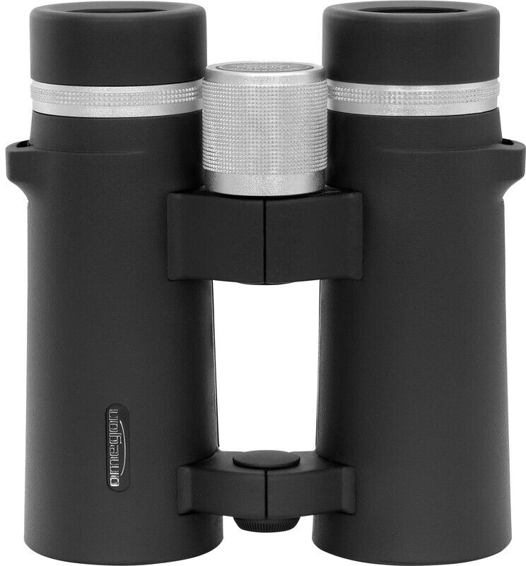 Fernglas »Omegon« Talron HD 10x42 in schwarzem Design mit silbernen Elementen.