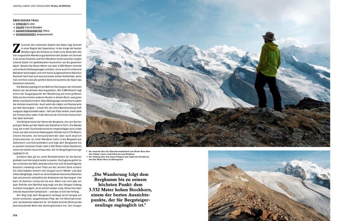 Innenansicht zu Wanderlust Alpen