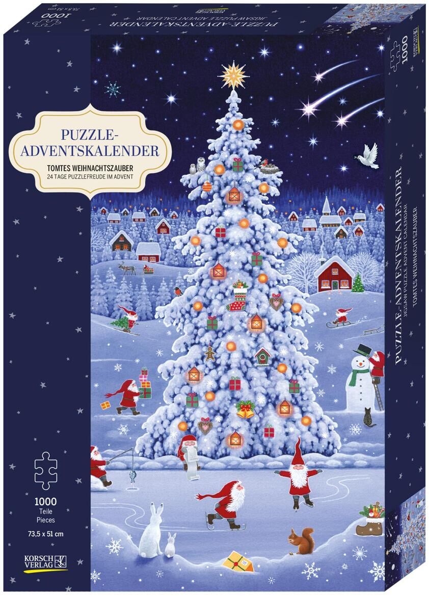 Cover Puzzle-Adventskalender 'Tomtes Weihnachtszauber'