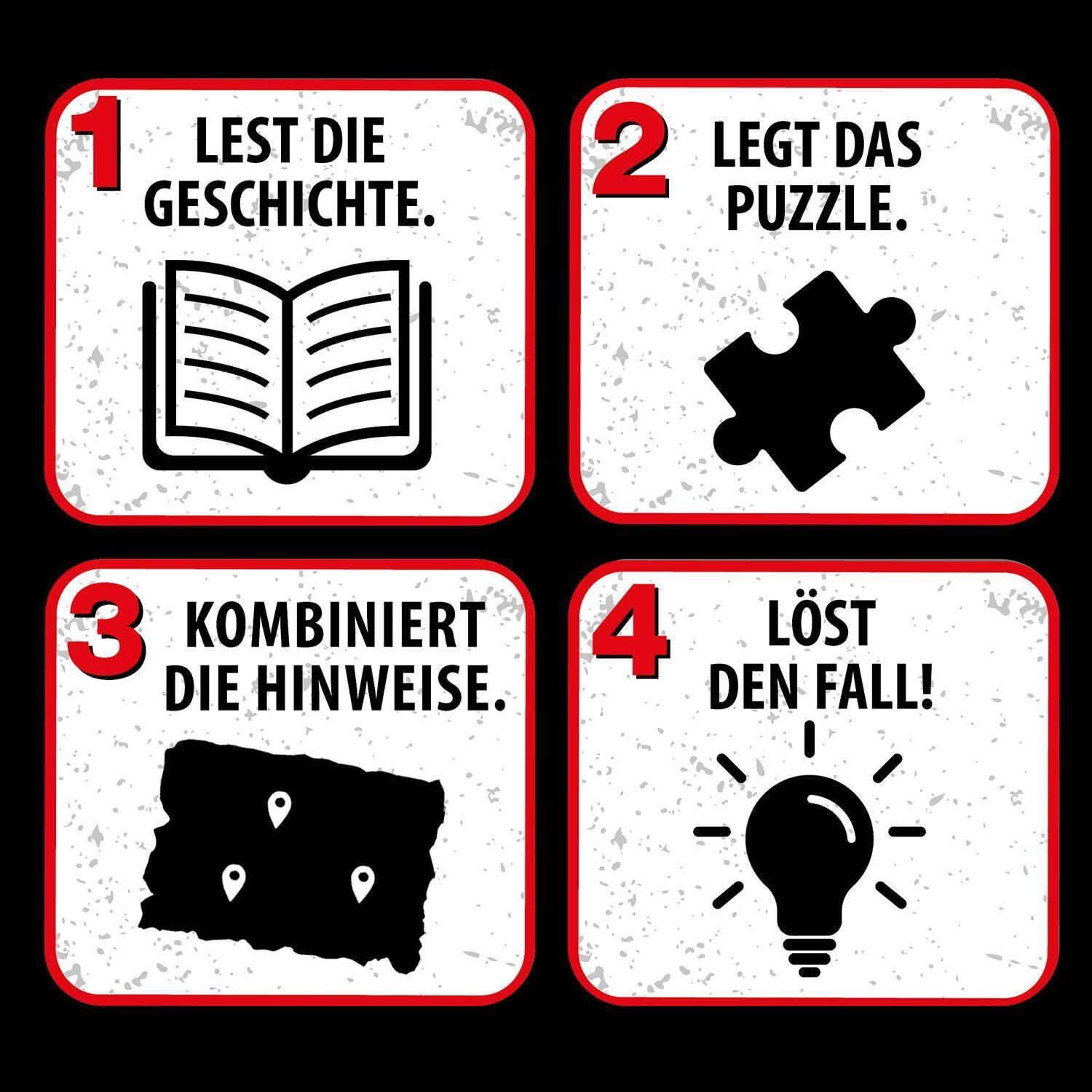 Innenansicht zu Krimi-Puzzle: Die drei ??? Kids 150 Teile - Achtung, Meeresungeheuer!