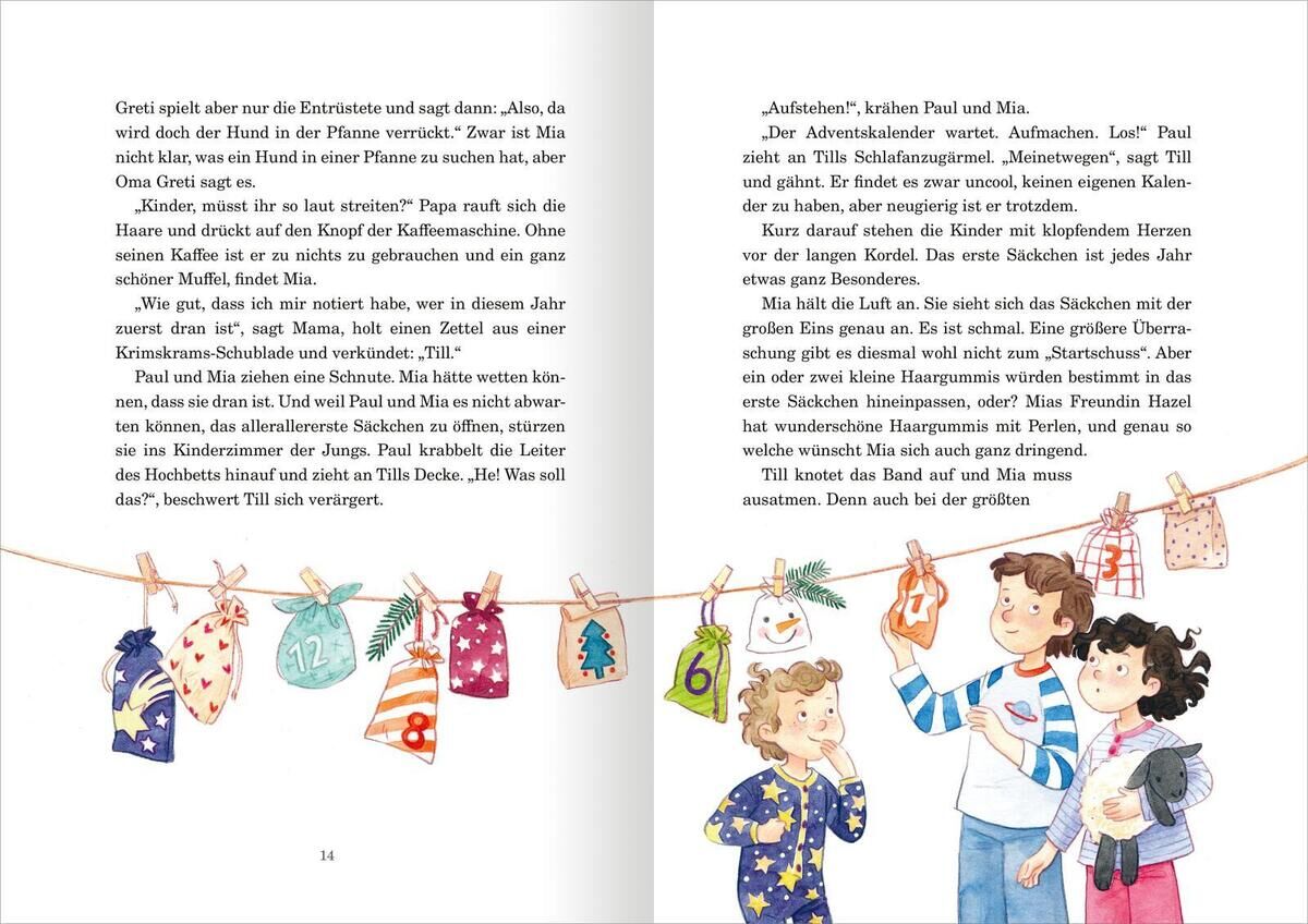 Innenansicht zu Schniedermann, C: 24 Adventsgeschichten aus dem Glockenhof