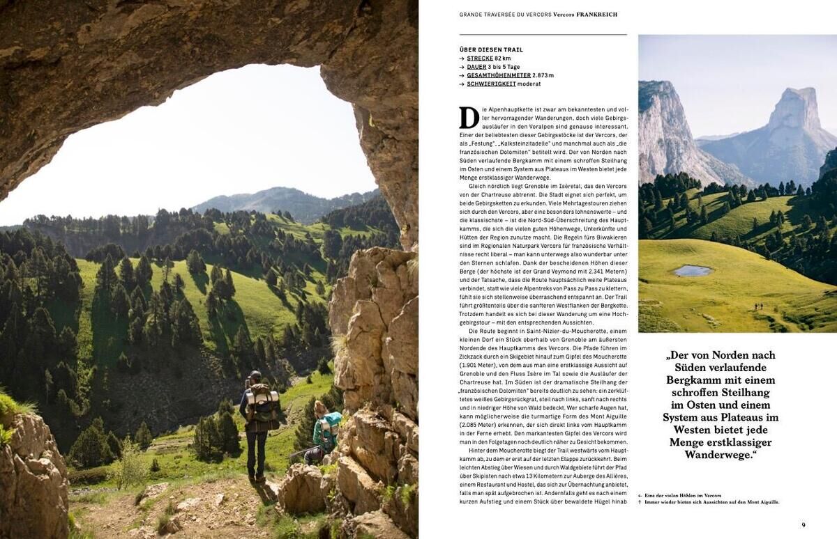Innenansicht zu Wanderlust Alpen