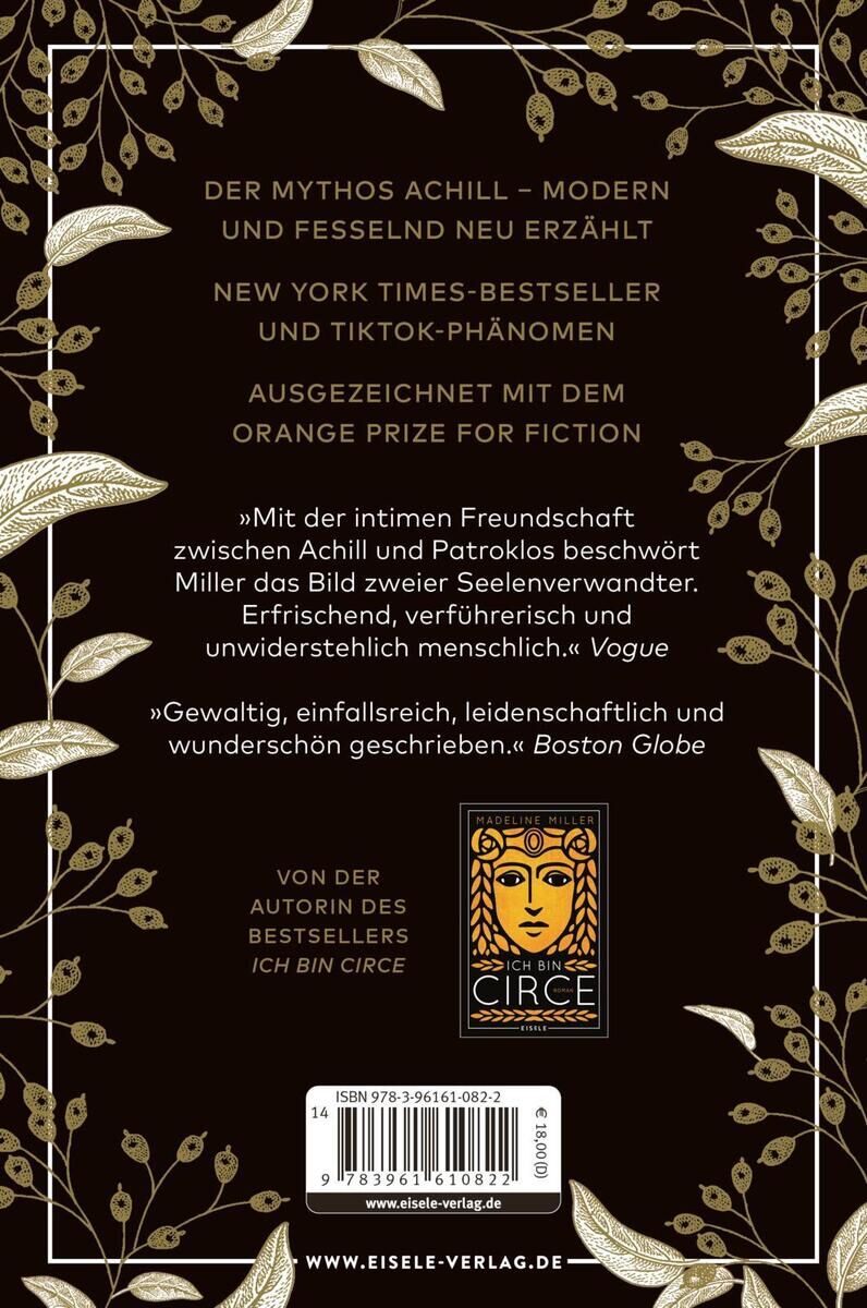 Rückansicht - Miller, M: Lied des Achill