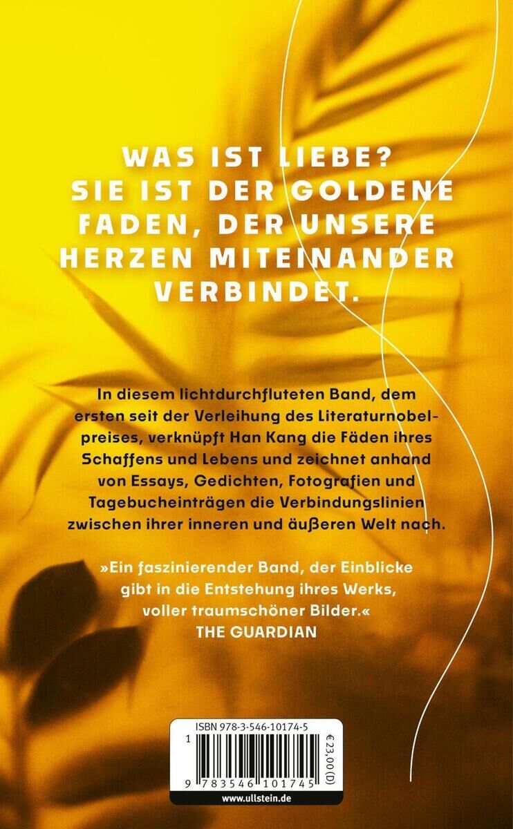 Rückansicht - Kang, H: Der goldene Faden