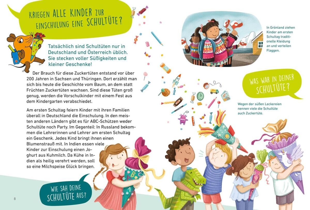 Innenansicht zu Frag doch mal ... die Maus: Die wichtigsten Fragen zum Schulanfang