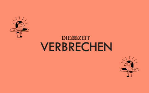 alt="Illustrationen und Logo vom ZEIT Verbrechen Podcast"