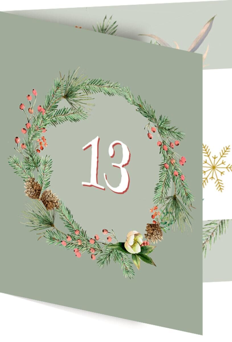 Innenansicht zu Coffee-Table-Adventskalender - Zauberhafte Weihnachtszeit