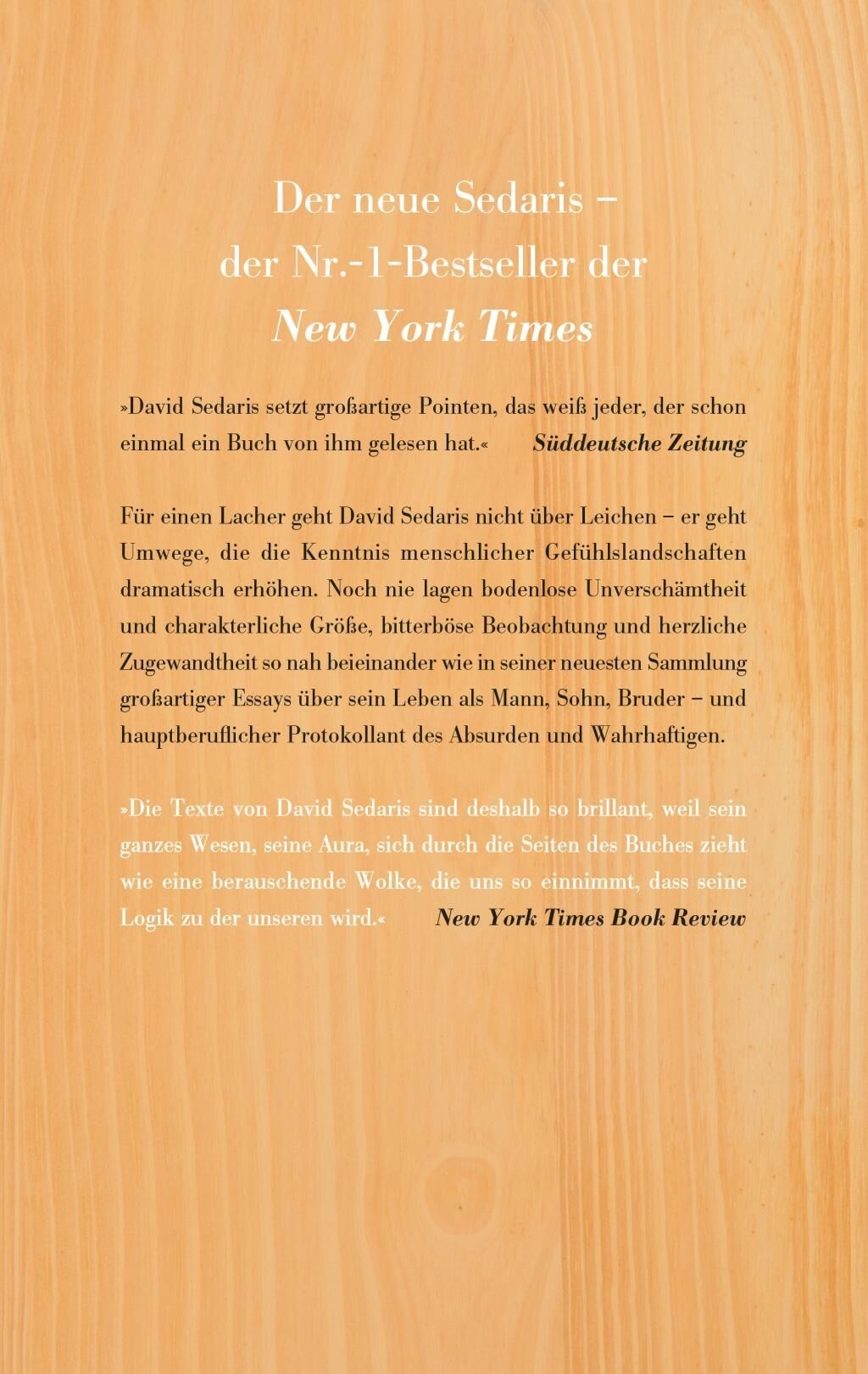 Innenansicht zu Sedaris, D: Calypso