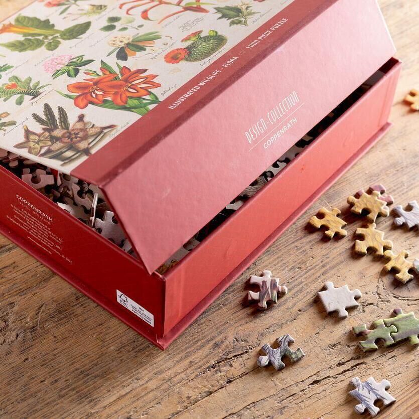 Innenansicht zu Puzzle »Illustrierte Pflanzenwelt«