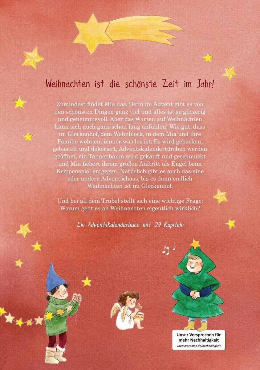 Rückansicht - Schniedermann, C: 24 Adventsgeschichten aus dem Glockenhof