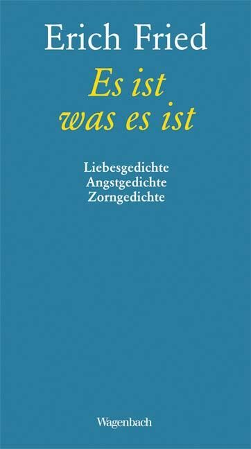 Cover Fried, E: Es ist was es ist