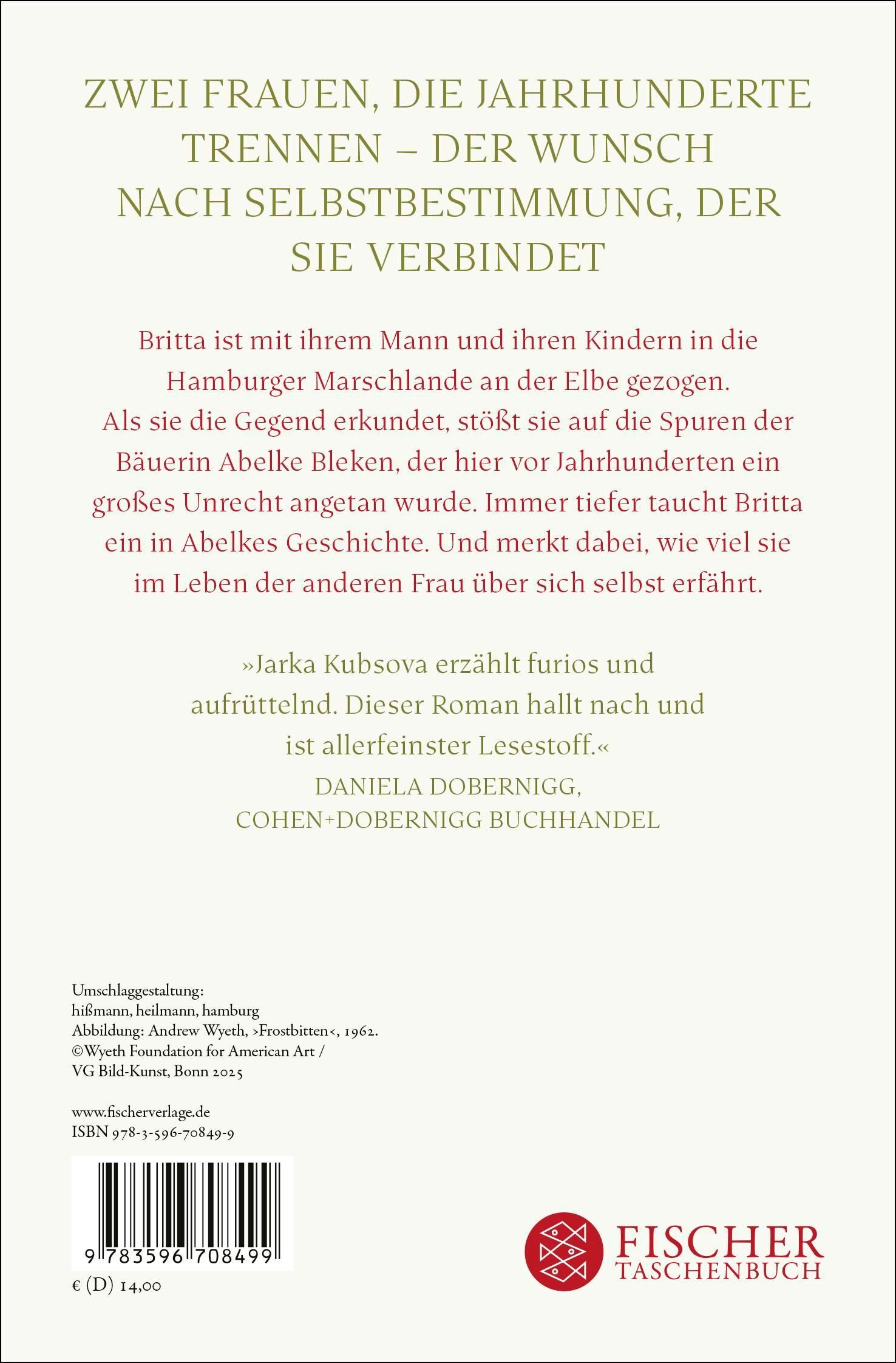 Rückansicht - Kubsova, J: Marschlande