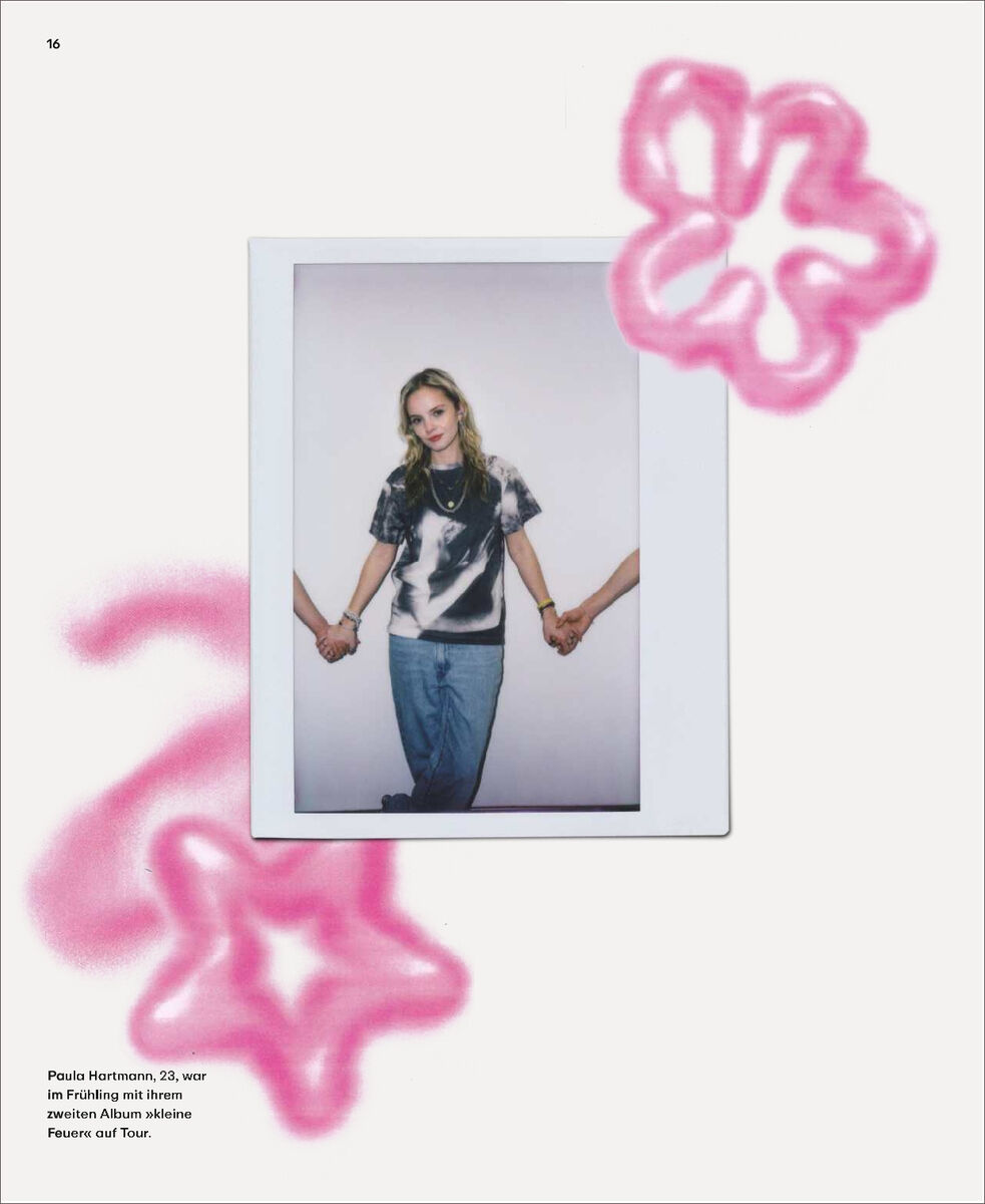 Das Bild zeigt das Cover des ZEIT CAMPUS Magazins, Ausgabe 4/24, mit dem Titel 'Best friends forever?'. Eine junge Person hält die Hände zweier anderer, nicht sichtbarer Personen. Das Foto ist von pinken, blumenartigen Spraymotiven umrandet.