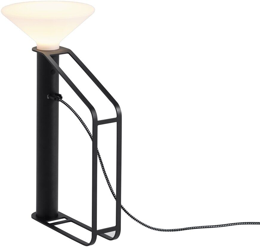 Die tragbare Lampe »Piton« verfügt über ein modernes Design mit einem schwarzen Ständer und weißem Licht. Sie eignet sich ideal als Schreibtisch- oder Leselampe und schafft eine wohnliche Atmosphäre.