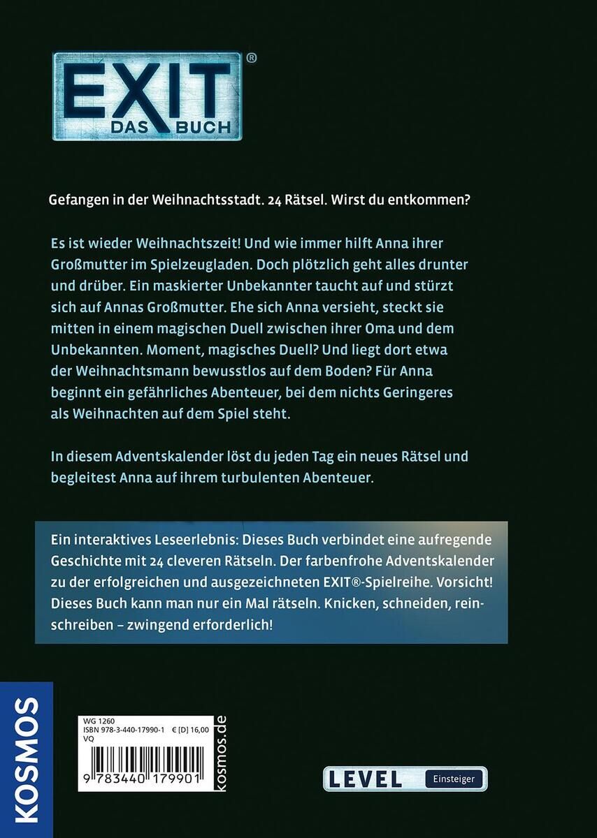 Innenansicht zu EXIT® - Das Buch. Der Adventskalender