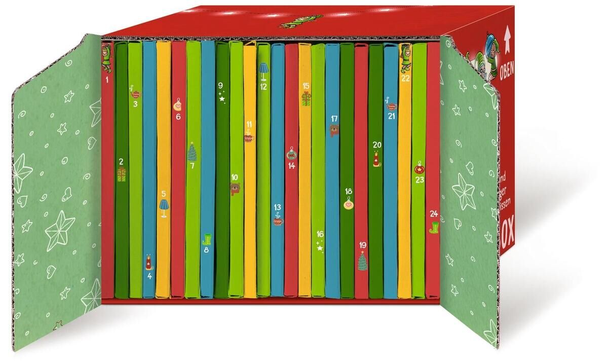 Innenansicht zu Wichteltür-Adventskalender - 101 Wichtel ziehen ein