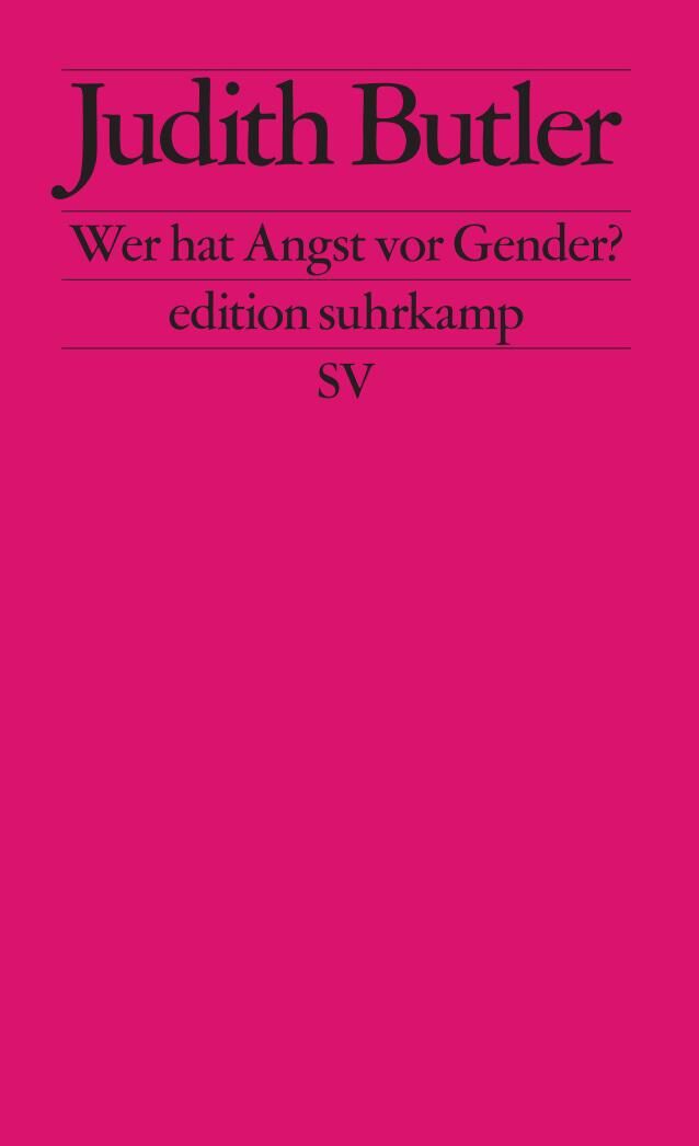 Cover Butler, J: Wer hat Angst vor Gender?