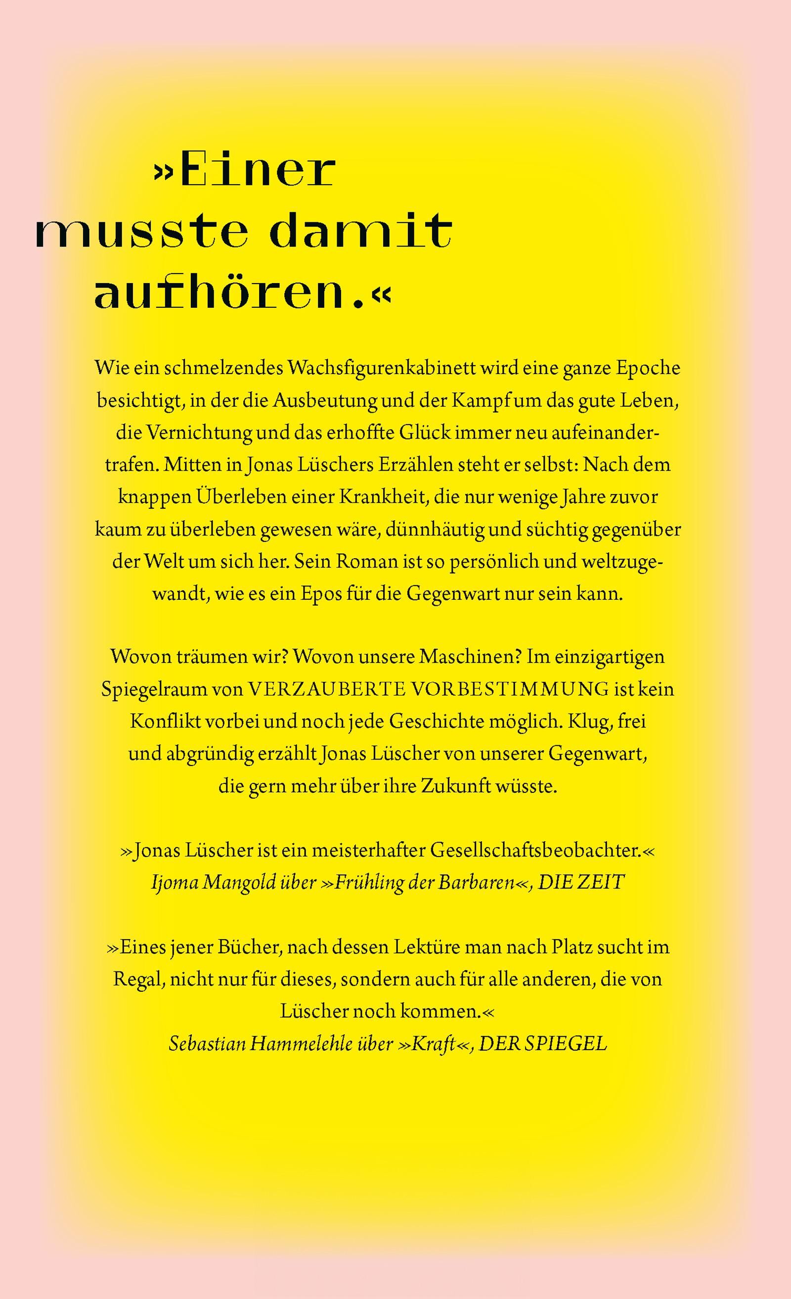 Innenansicht zu Lüscher, J: Verzauberte Vorbestimmung