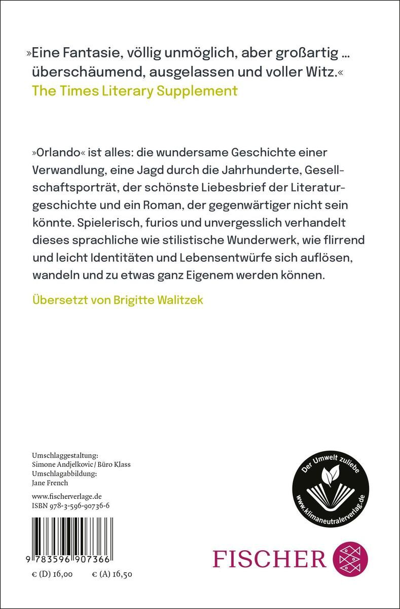 Rückansicht - Woolf, V: Orlando