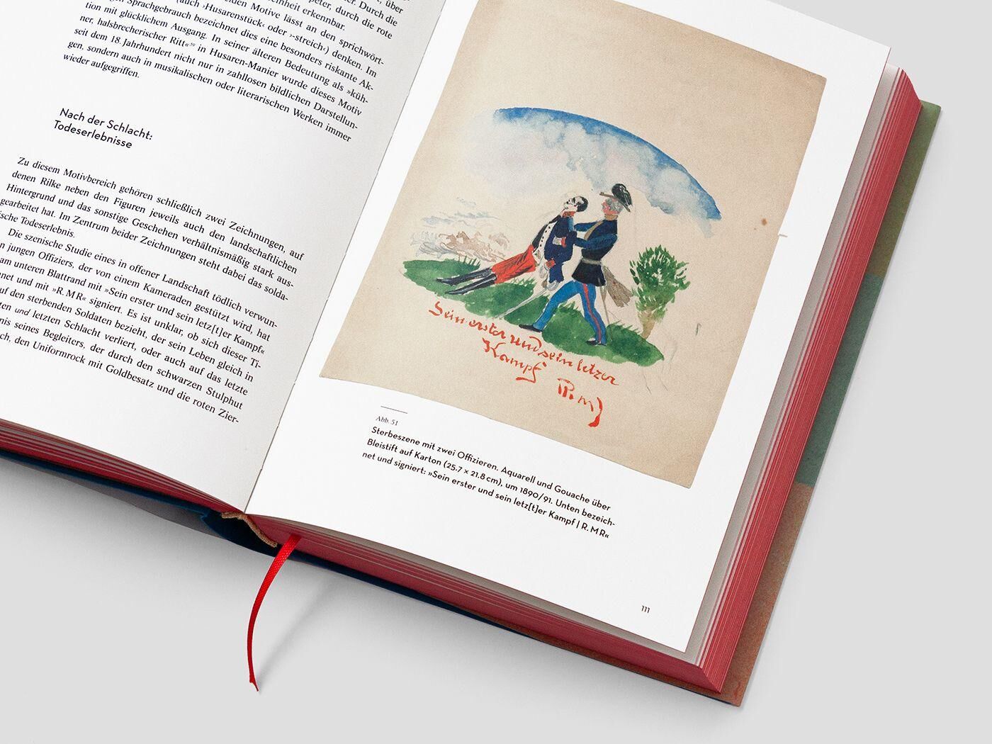 Innenansicht zu Eschenbach, G: Rilke zeichnet