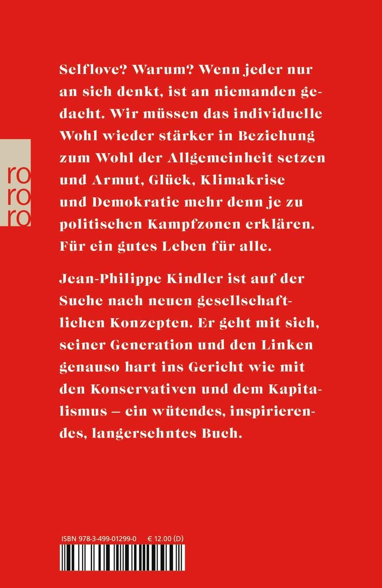 Rückansicht - Scheiß auf Selflove, gib mir Klassenkampf