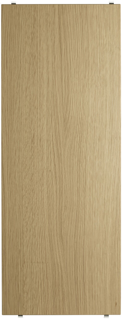 Ein rechteckiges Wandregal aus Holz in der Größe 78 x 30cm. Das Regal hat eine natürliche Holzmaserung und wird von dezenten Halterungen getragen. Ideal für moderne und minimalistische Einrichtungskonzepte.