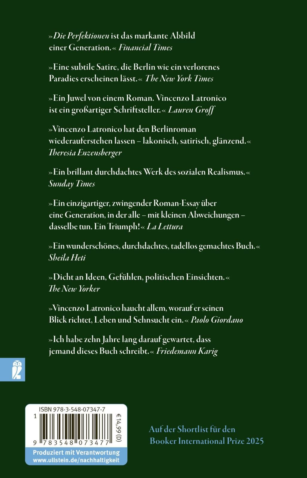 Rückansicht - Latronico, V: Perfektionen