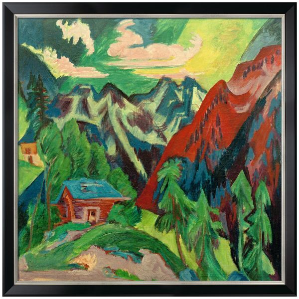 Kirchner, Ernst Ludwig: »Die Klosterser Berge«, 1923