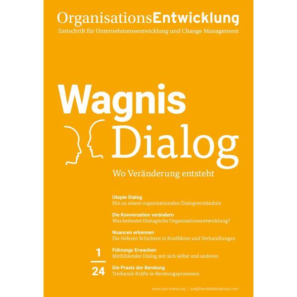 OrganisationsEntwicklung Ausgabe 01/2024: Dialog