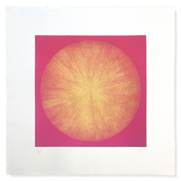ZEIT-Sonderedition »Spiky Circle (Gelb auf Pink)«, 2023