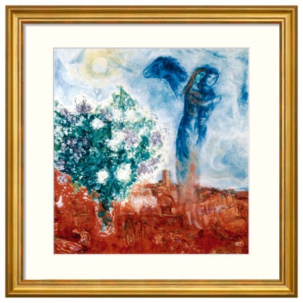 Chagall, Marc: »Die Liebenden über St. Paul«, 1970-71