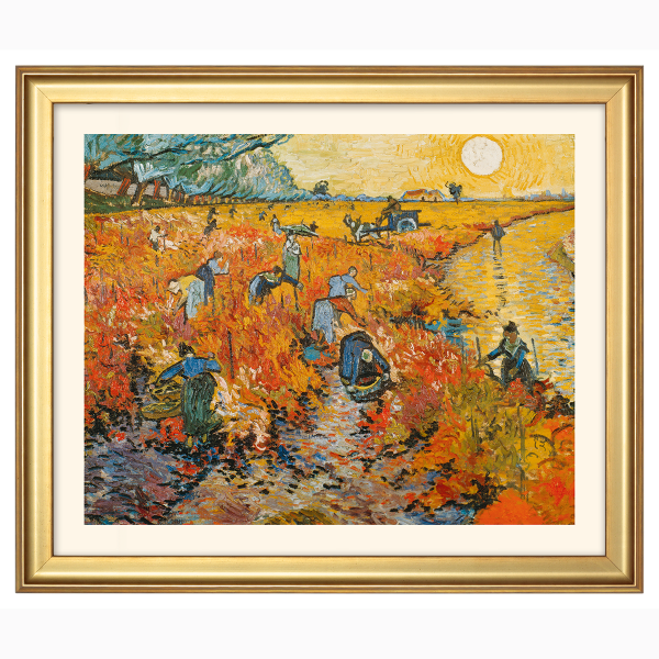 van Gogh, Vincent: »Der rote Weingarten in Arles«, 1888